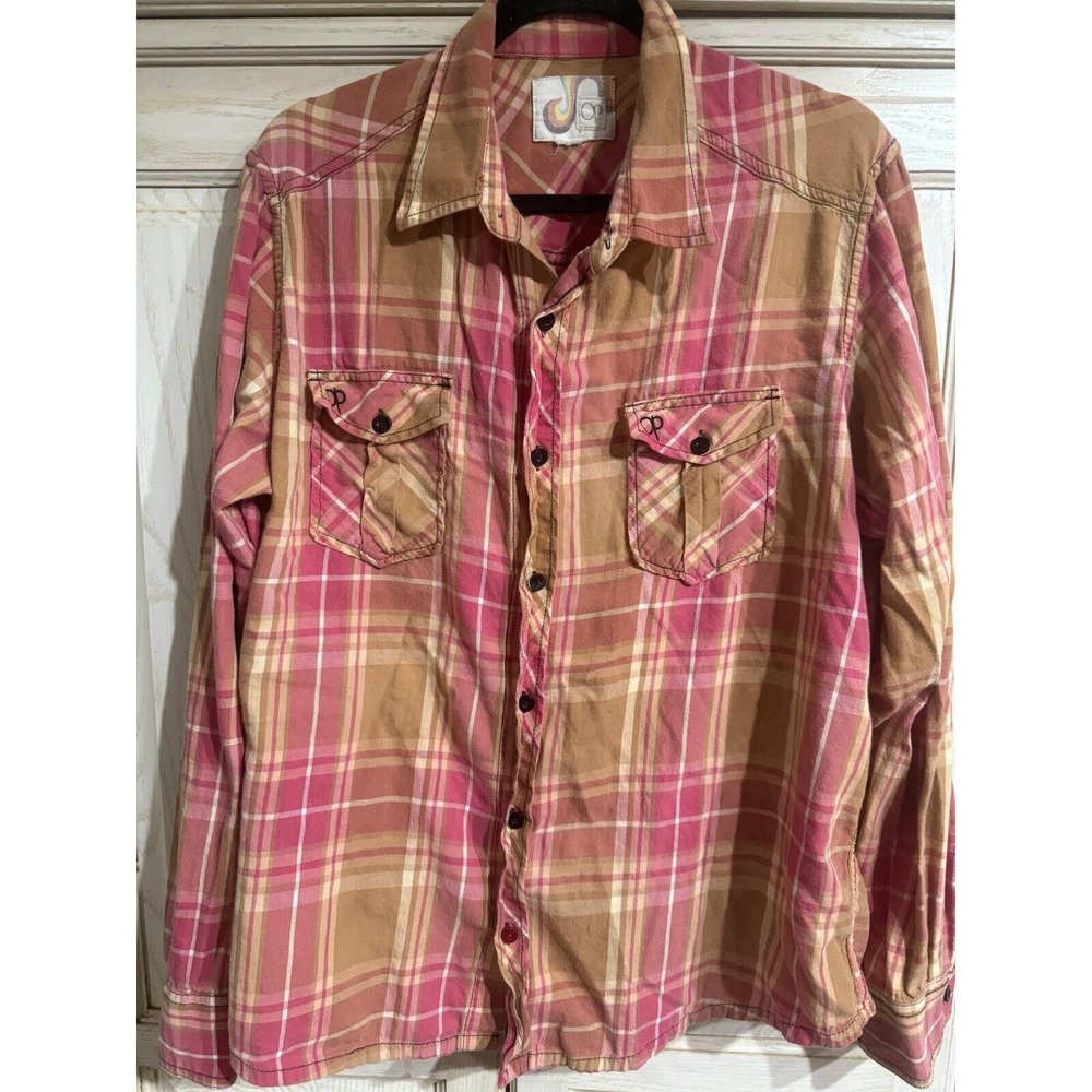 Vintage OP Plaid Button Up